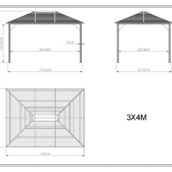 3X4