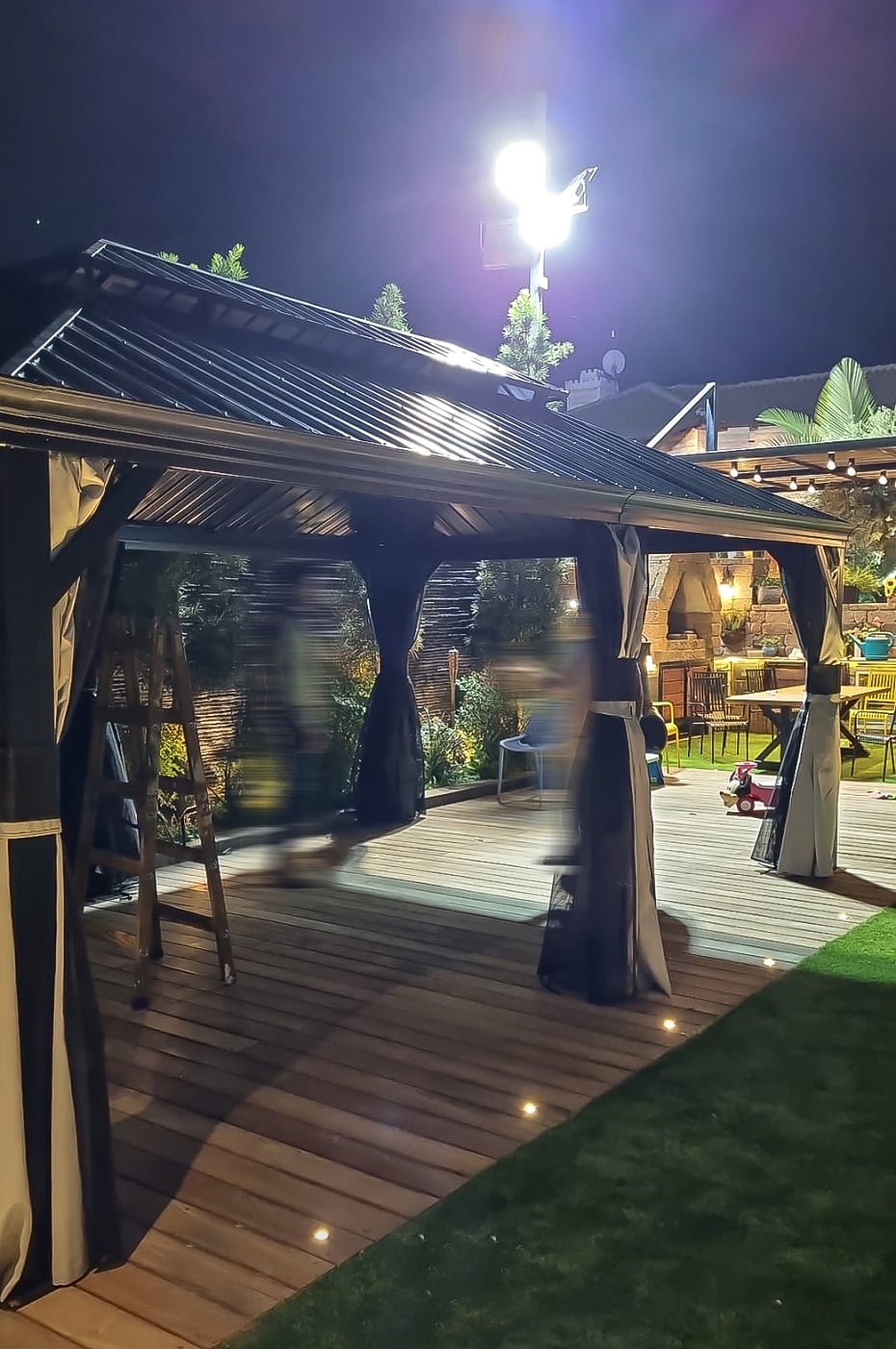 גזיבו אלומיניום דגם קנזס דלוקס 3.65X6 מטר