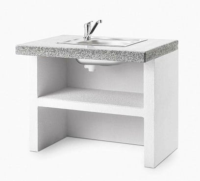 יחידת כיור למטבח אבן