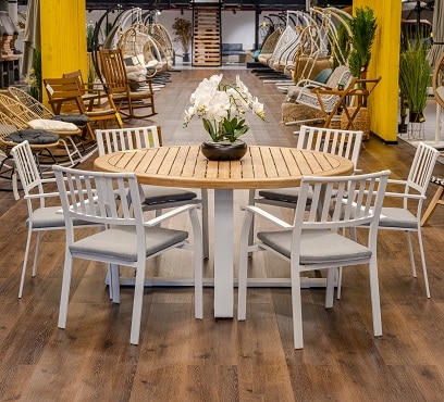 שולחן מרסיי 150 בשילוב 6 שיק