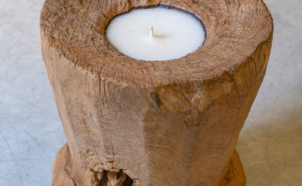 wooden candles