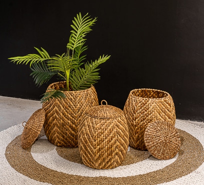 סט 3 סלסלות וואסיקה