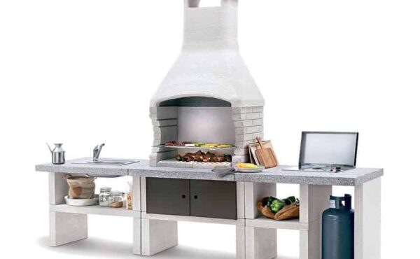 מטבח גינה מאבן דגם מרבלה