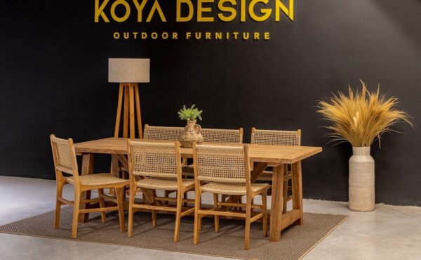 שולחן לינקולן בשילוב 6 כיסאות פריז