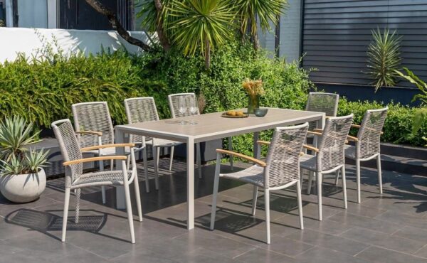 שולחן אורבן 207 בשילוב 6 טופז חבלים