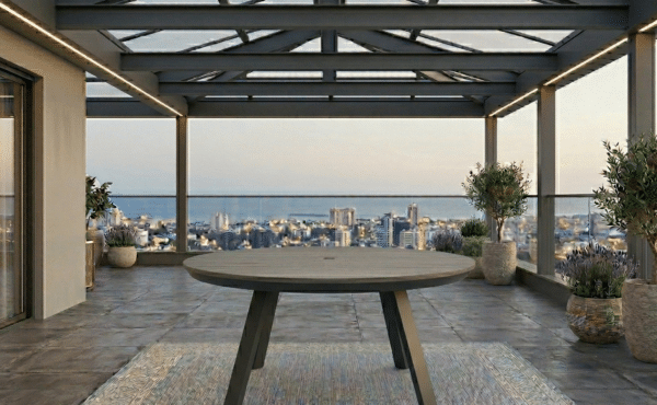 שולחן אורבן עגול 119 ס”מ