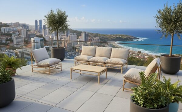 מערכת ישיבה אלומיניום דגם בונגו תלת