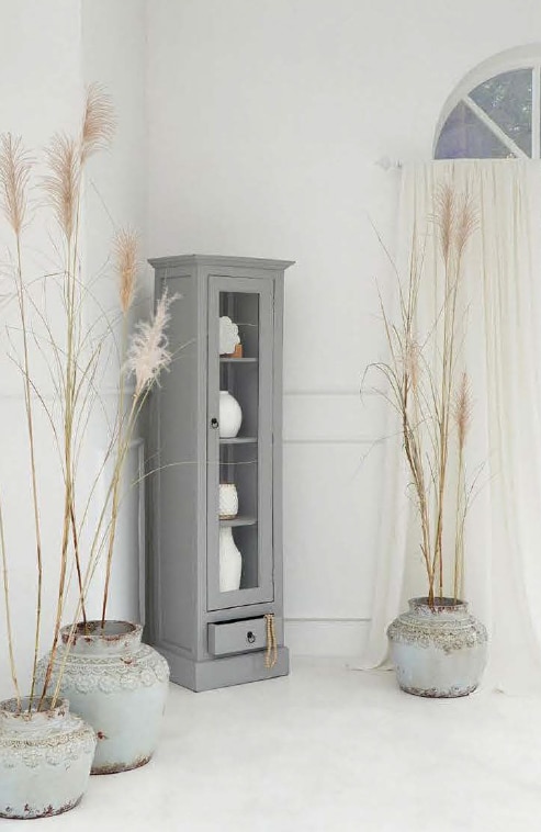 ארון ויטרינה עם דלת זכוכית דגם אנאל