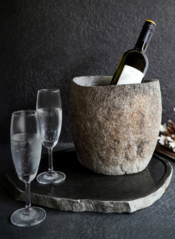 שמפניירה אבן בזלת