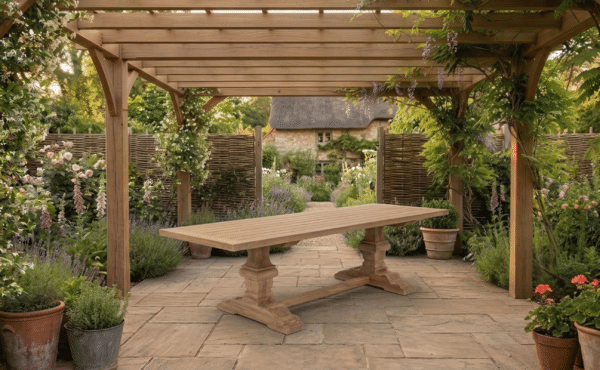 שולחן טיק מפואר דגם פרובאנס