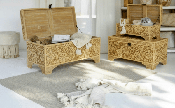 סט 3 ארגזי אחסון פנדורה